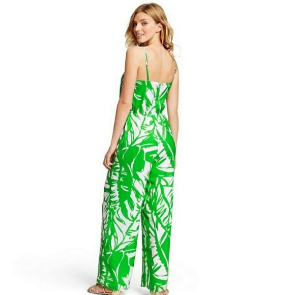 Lilly Pulitzer for Target Leaf Print Jumpsuit Size Small - Picture 4 of 13